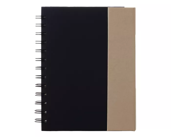 A2100.02 LIBRETA ECOLOGICA MINNA A2100 NEGRO NEGRO