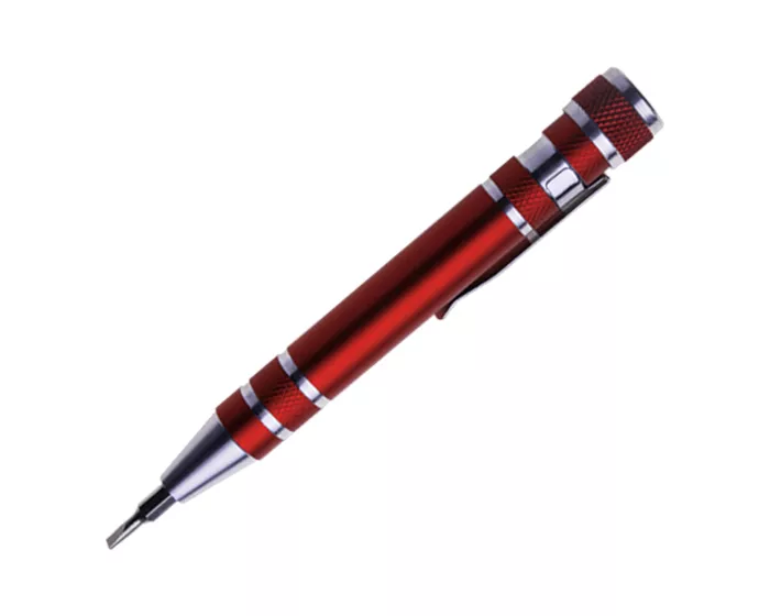 A2138.04 DESARMADOR TIPO PLUMA BARREL A2138 ROJO ROJO