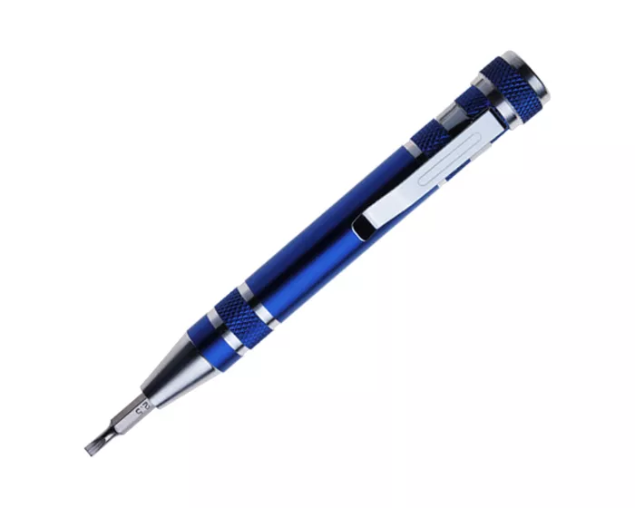 A2138.09 DESARMADOR TIPO PLUMA BARREL A2138 AZUL AZUL