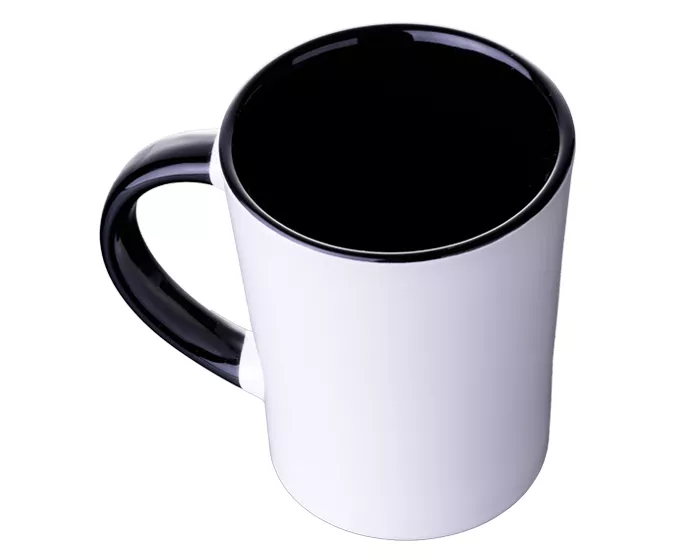 A2154.02 TAZA CONICA BICOLOR 14 OZ BICOLOR ARLES A2154 NEGRO NEGRO