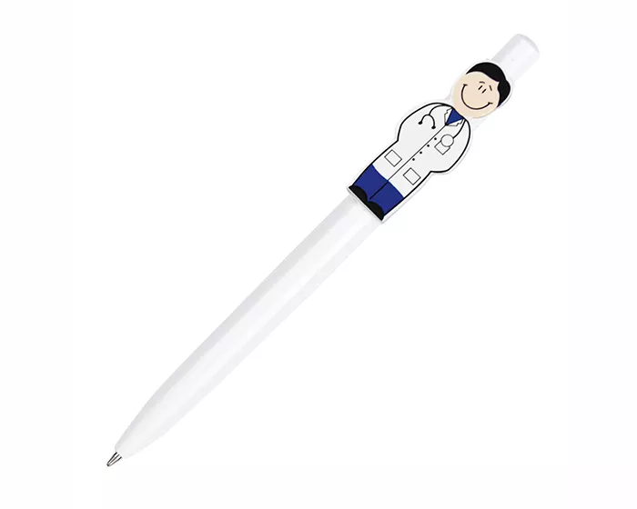 A2160.01 BOLIGRAFO PLASTICO DR. PEN A2160 BLANCO BLANCO