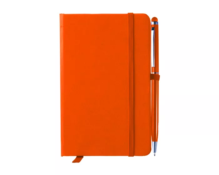 A2182.03 LIBRETA CON BOLIGRAFO AITANA A2182 NARANJA NARANJA