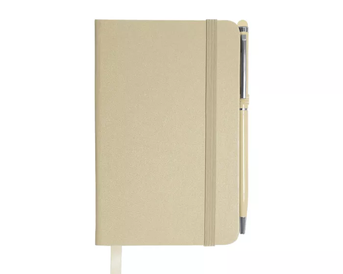 A2182.24 LIBRETA CON BOLIGRAFO AITANA A2182 BEIGE BEIGE