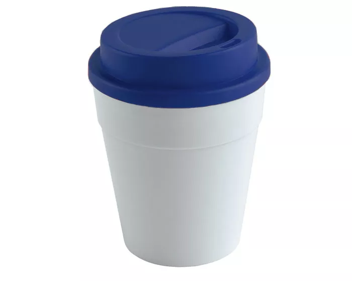 A2234.09 VASO 350 ML. CON TAPA DE PLASTICO LATE A2234 AZUL AZUL