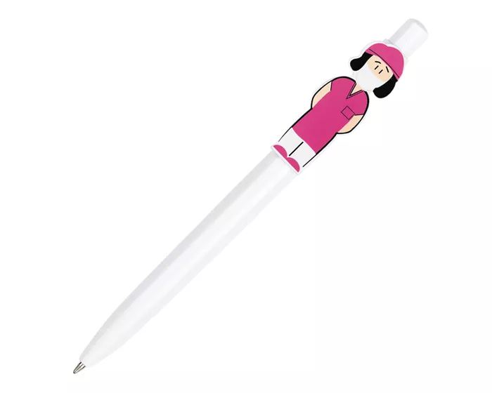 A2261.01 BOLIGRAFO PLASTICO DRA. PEN A2261 BLANCO BLANCO