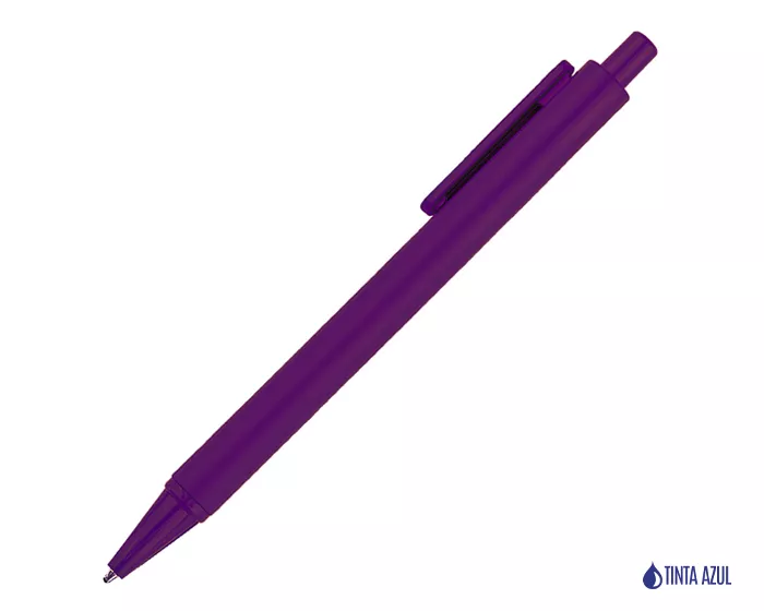 A2321A.29 BOLÍGRAFO DE PLÁSTICO BELMA DE TINTA AZUL A2321A MORADO MORADO