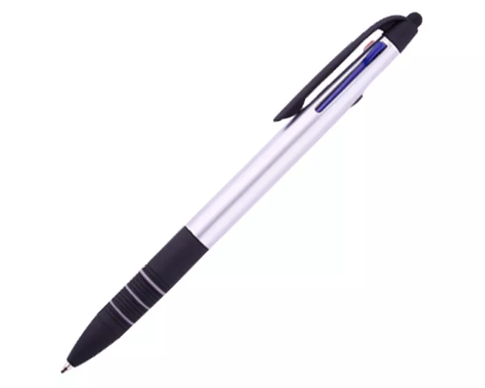 A2322.17 BOLIGRAFO DE PLASTICO MULTIPEN A2322 PLATA PLATA