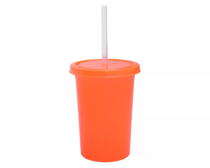 A2341.30 VASO DE PLÁSTICO OLAS A2341 NARANJA NARANJA