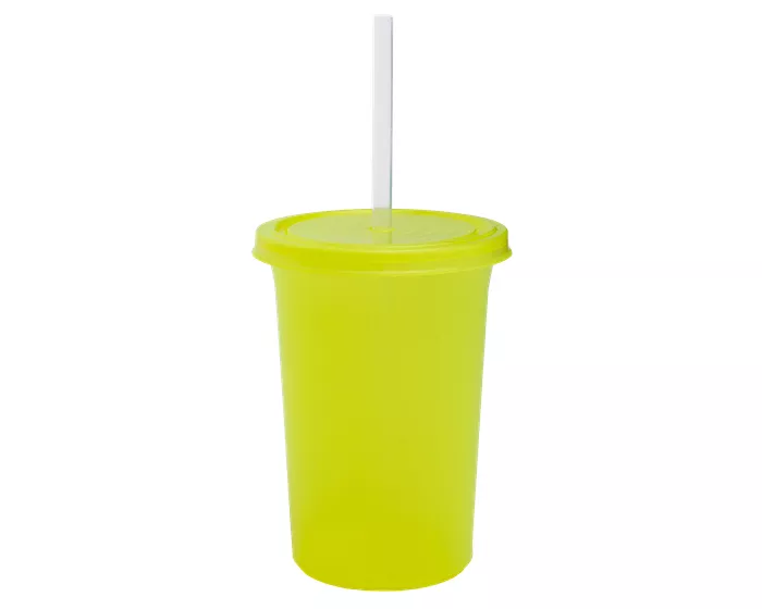 A2341.13 VASO DE PLÁSTICO OLAS A2341 AMARILLO AMARILLO