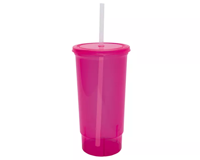 A2342.37 VASO DE PLÁSTICO BACHELOR A2342 ROSA ROSA