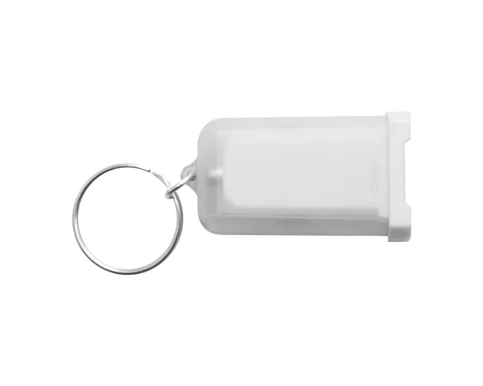 A2385.01 LLAVERO Y CARGADOR USB FUZION A2385 BLANCO BLANCO