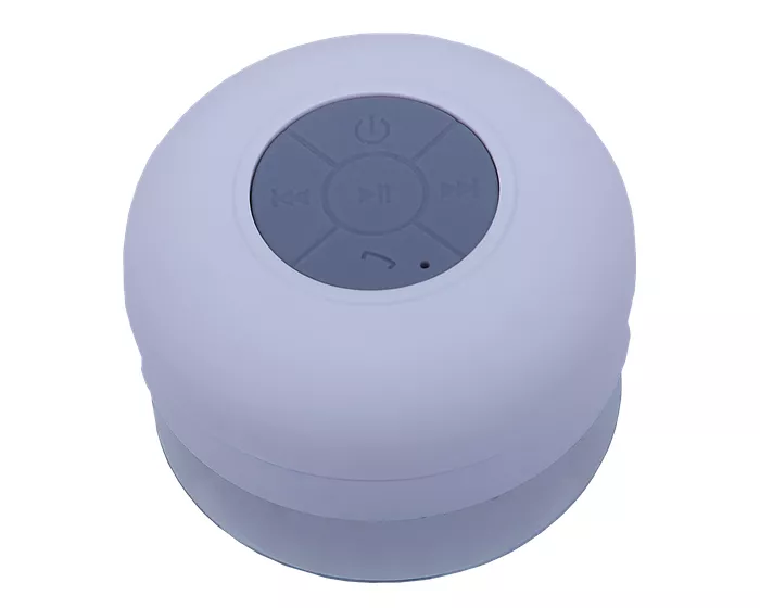 A2386.01 BOCINA BLUETOOTH MANOS LIBRES CONTRA AGUA AQUA MUSIC A2386 BLANCO BLANCO