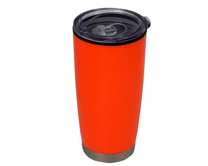 A2430.30 VASO DOBLE PARED DE PLÁSTICO YAGO A2430 NARANJA NARANJA