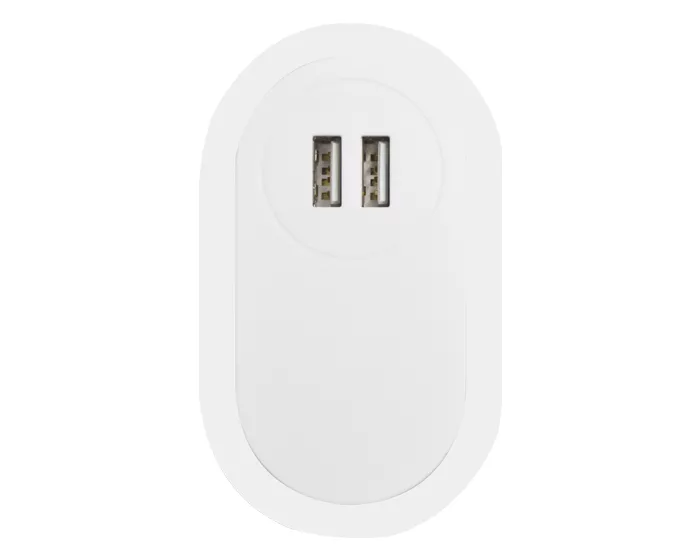 A2495.01 CARGADOR DOBLE USB GOST A2495 BLANCO BLANCO