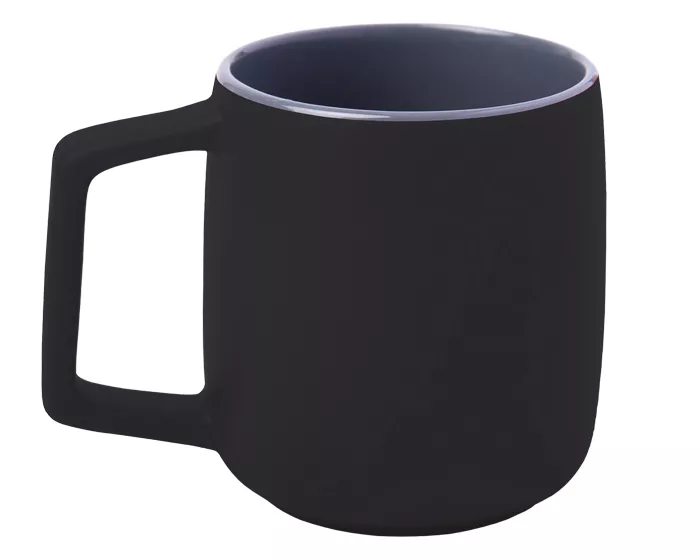 A2633.02 TAZA BICOLOR MATE 14 OZ ELVIS A2633 NEGRO NEGRO