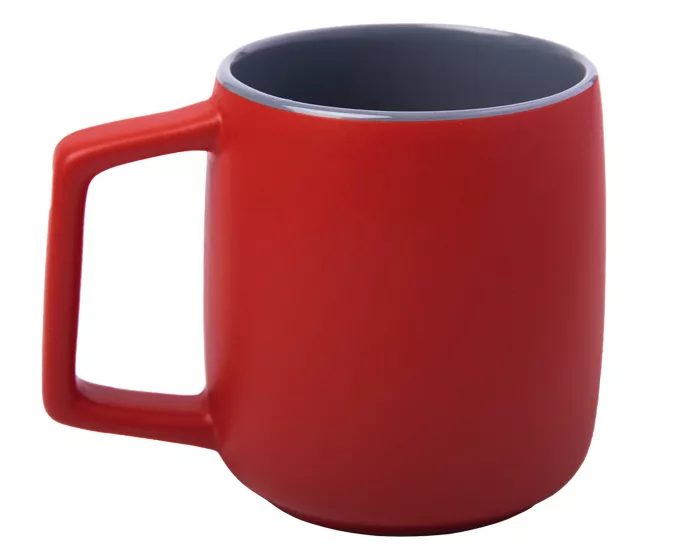 A2633.04 TAZA BICOLOR MATE 14 OZ ELVIS A2633 ROJO ROJO