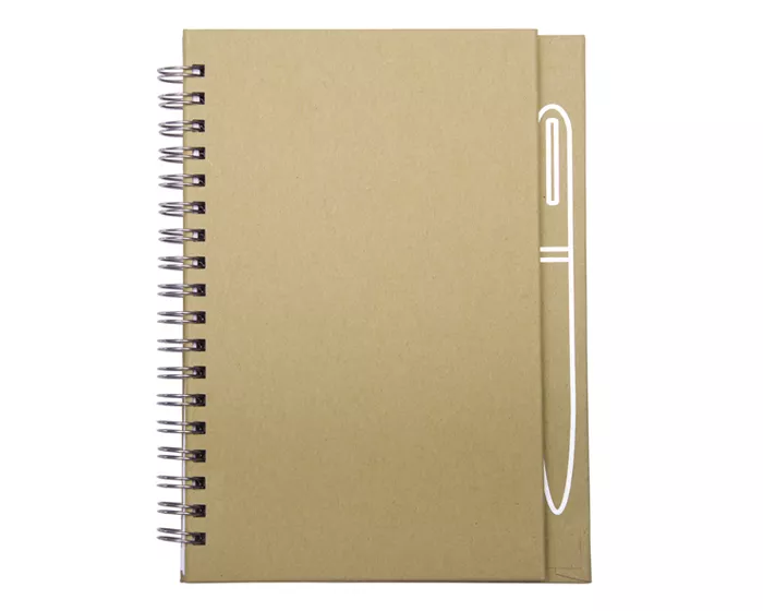 A2670.20 LIBRETA CON IMÁN PARA BOLÍGRAFO METÁLICO, SPAIN A2670 BEIGE BEIGE