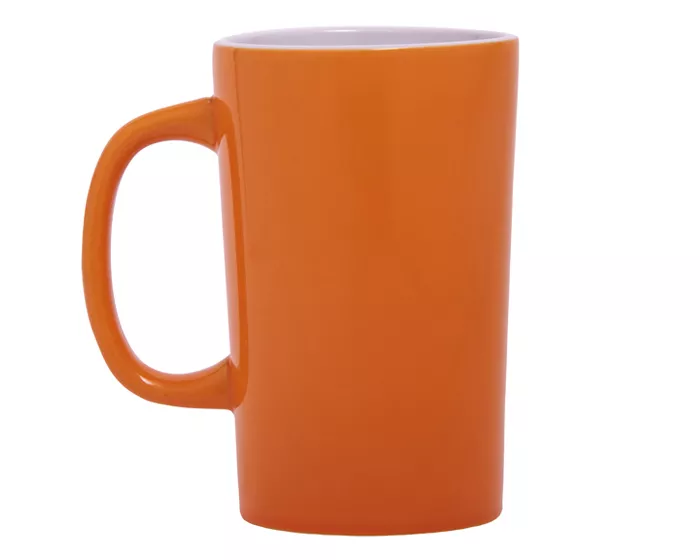 A2713.03 TAZA CÓNICA BICOLOR 15 OZ LATTE A2713 NARANJA NARANJA