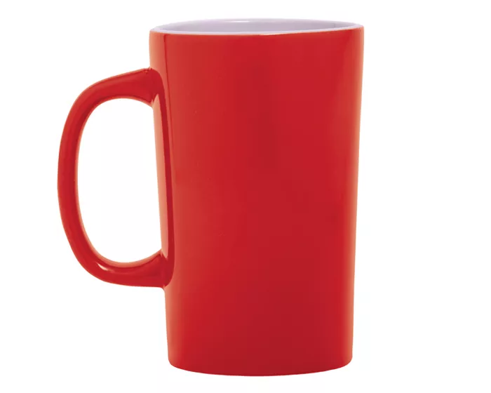 A2713.04 TAZA CÓNICA BICOLOR 15 OZ LATTE A2713 ROJO ROJO