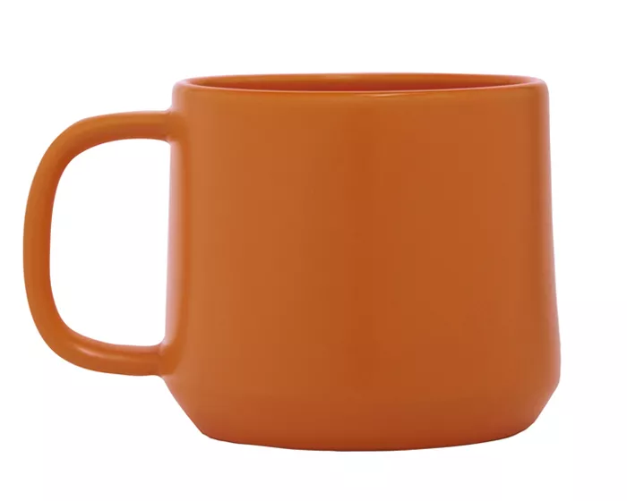 A2714.03 TAZA ACABADO MATE 16 OZ CARAMEL A2714 NARANJA NARANJA