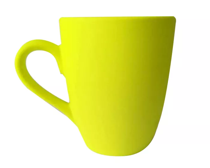 A2733.13 TAZA BICOLOR PARA GRABADO LASER 10 OZ TONY A2733 AMARILLO AMARILLO