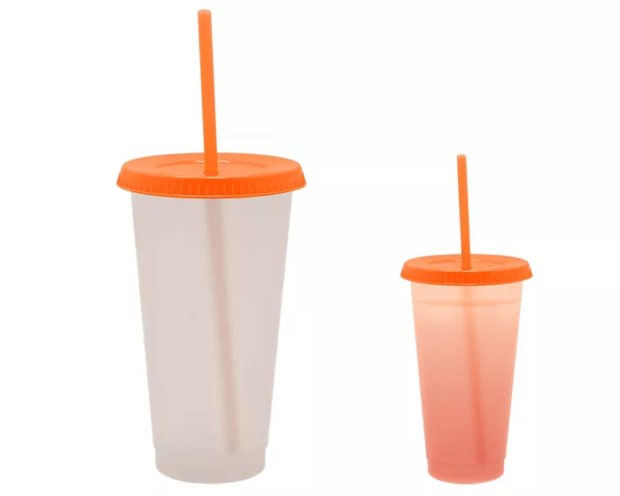 A2770.03 VASO DE PLÁSTICO SNOW A2770 NARANJA NARANJA