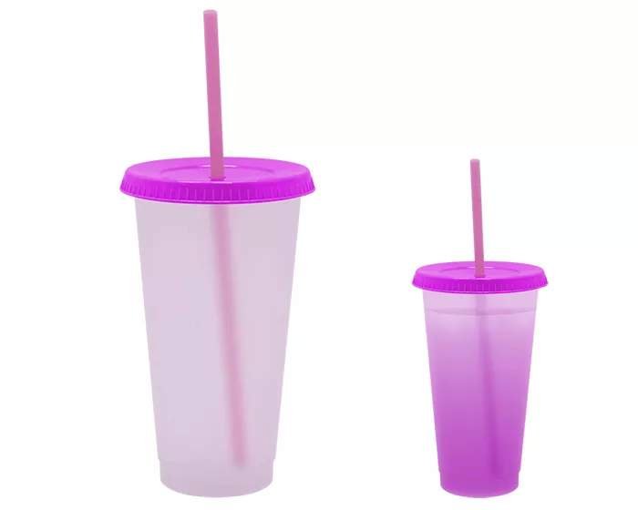 A2770.05 VASO DE PLÁSTICO SNOW A2770 ROSA ROSA