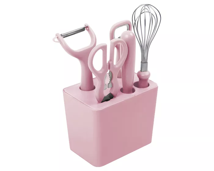 A2786.05 KIT DE COCINA CUTTERS A2786 ROSA ROSA