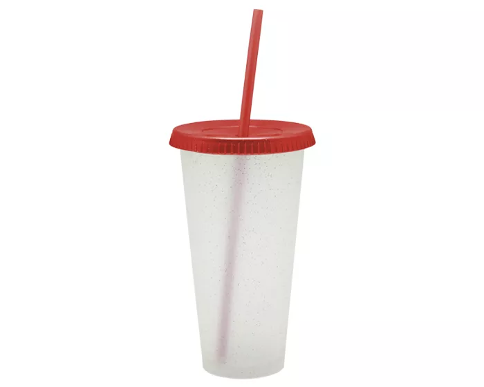 A2881.04 VASO DE PLÁSTICO LIB A2881 ROJO ROJO