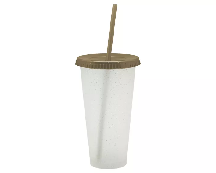 A2881.18 VASO DE PLÁSTICO LIB A2881 ORO ORO