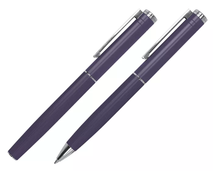 A2941.29 SET DE BOLÍGRAFOS DE METAL MOZART A2941 MORADO MORADO