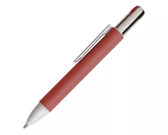 A2986.04 BOLIGRAFO MULTIFUNCION ECOLOGICO SPEARS A2986 ROJO ROJO