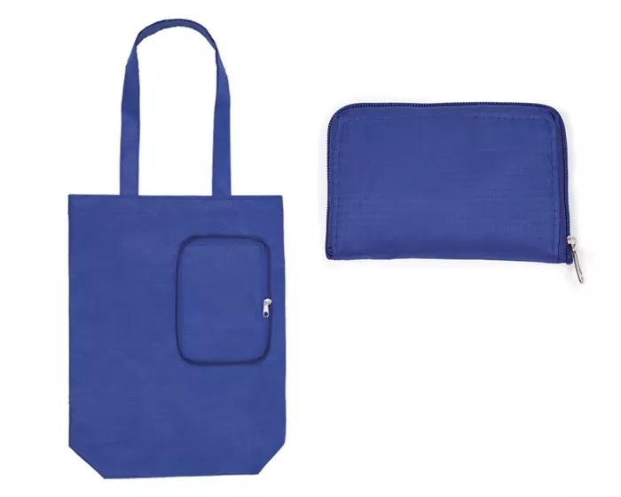 A3041.09 BOLSA MULTIFUNCIONAL PLEGABLE CON CIERRE SHARON A3041 AZUL AZUL