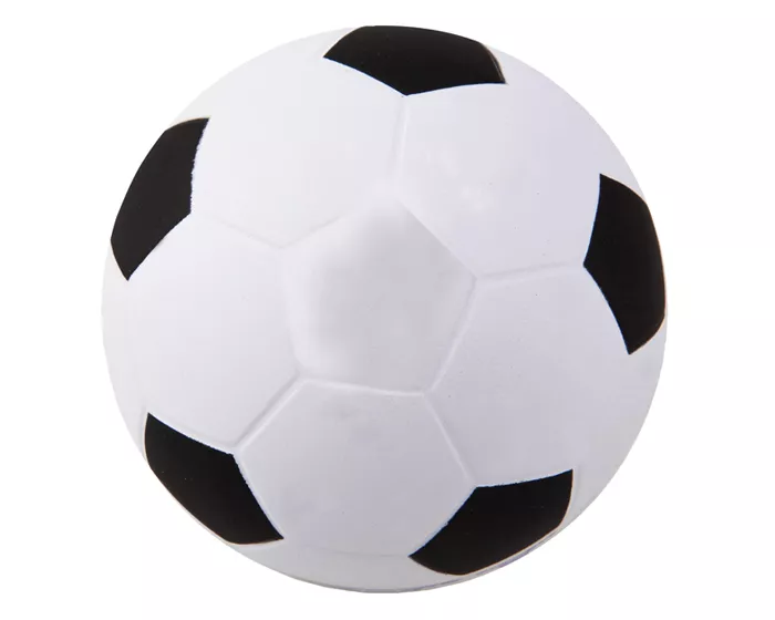 APU6.01 ANTIESTRES PELOTA FUTBOL PU6 BLANCA Ø 6.3 cm BLANCO