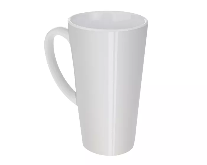 A160013 TAZA CONICA DE SUBLIMACIÓN 15 OZ LILLY SUB102 BLANCO BLANCO