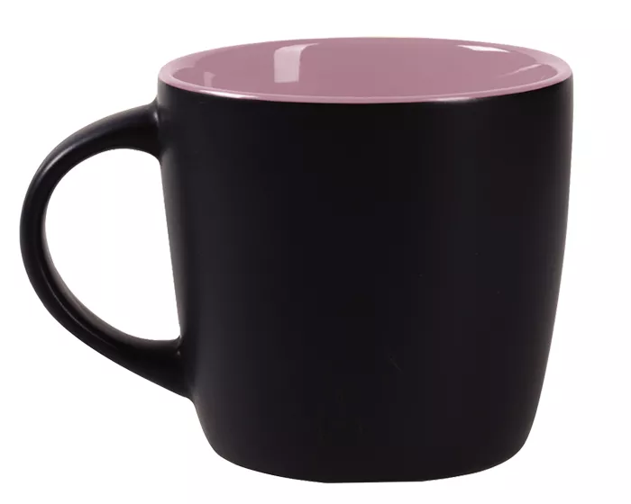 ATL099.05 TAZA BICOLOR MATE 11 OZ LUCIANA TL099 ROSA ROSA