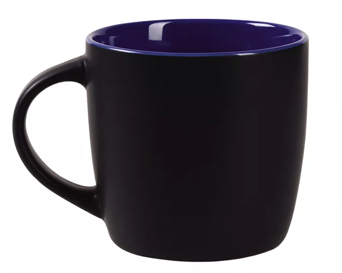 A160099 TAZA BICOLOR MATE 11 OZ LUCIANA TL099 AZUL AZUL