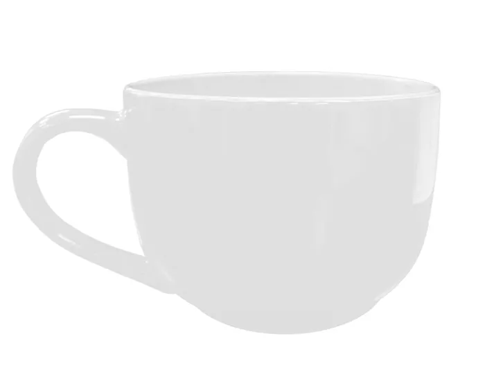 A040133 TAZA MINI JUMBO 18OZ. TL201 BLANCO BLANCO