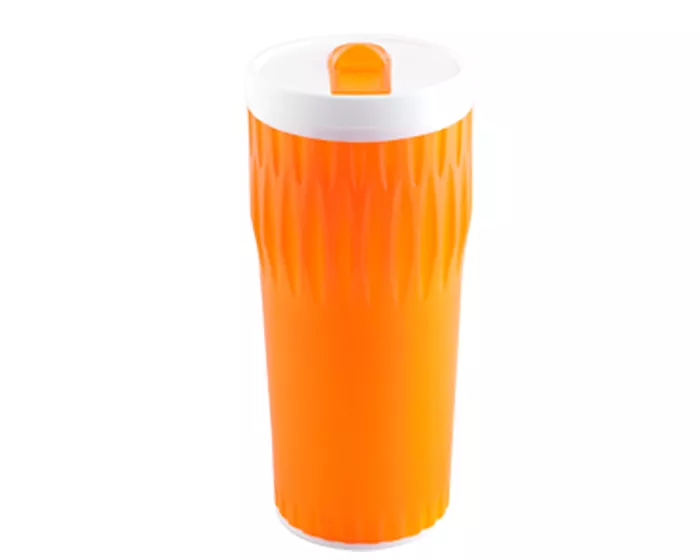 A040240 VASO TERMICO DOBLE PARED TED VST3946 NARANJA NARANJA