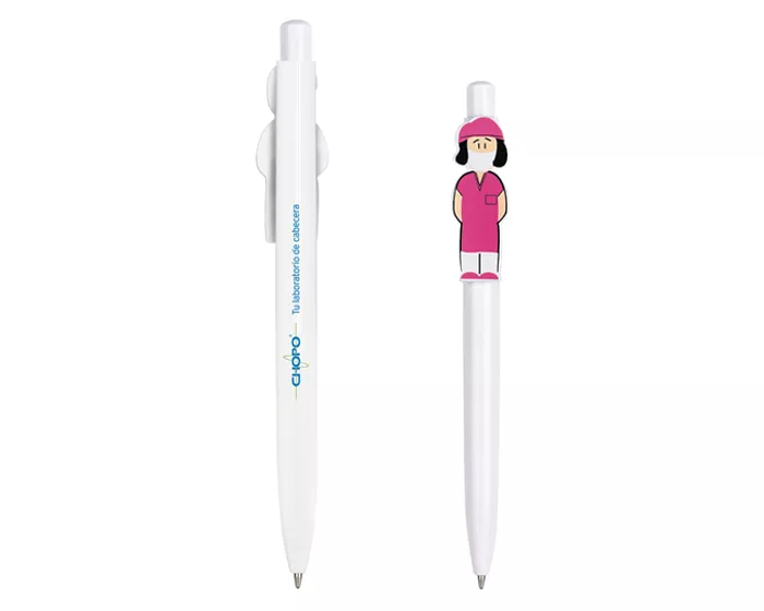 A2261.01 BOLIGRAFO PLASTICO DRA. PEN A2261 BLANCO BLANCO