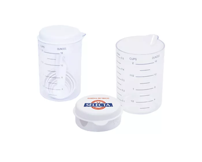 A2530.01 VASO MEDIDOR DE 16 OZ UNIDO A2530 BLANCO BLANCO