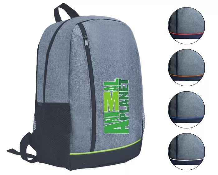 A2535.08 MOCHILA BACKPACK CON DOS COMPARTIMENTOS OXFORD A2535 VERDE CLARO VERDE CLARO