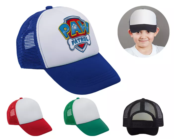 A2640.02 GORRA EN POLIÉSTER PARA NIÑOS MARFIL A2640 NEGRO NEGRO