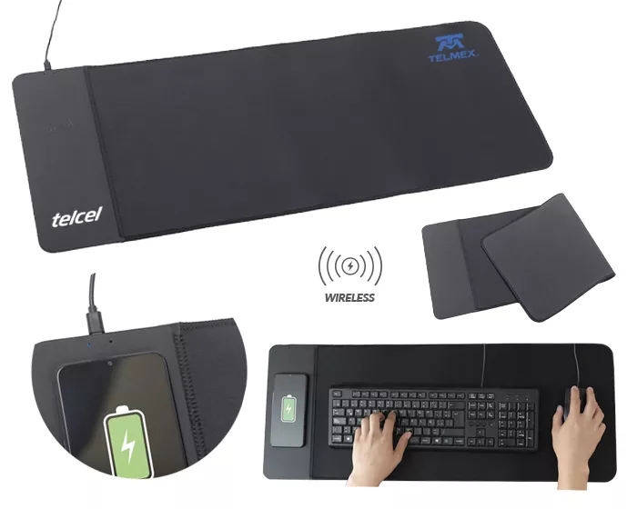 A2887.02 MOUSE PAD WIRELESS CLERK A2887 NEGRO NEGRO