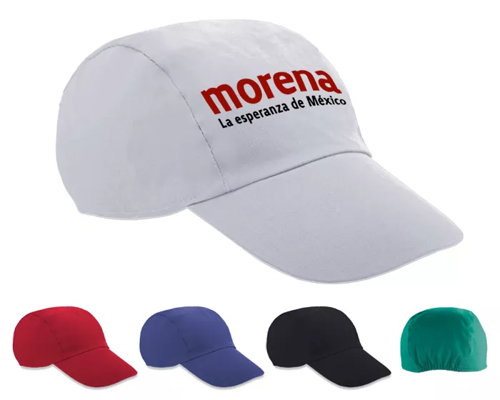 A020023 GORRA LISA CAMPAÑA GL3210 BLANCO (100% POLIESTER) BLANCO