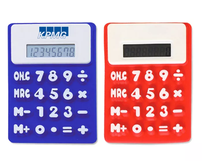 A130020 CALCULADORA SILICON RC04 AZUL AZUL