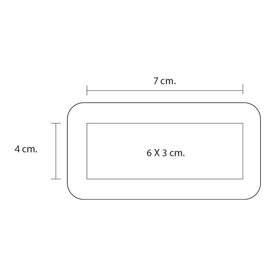 PLACA-1-7X4CM PLACA 7x4cm