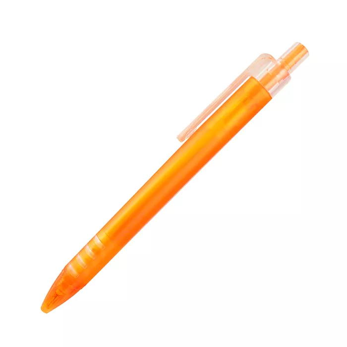 BL-038O Bolígrafo de plástico Evia. NARANJA