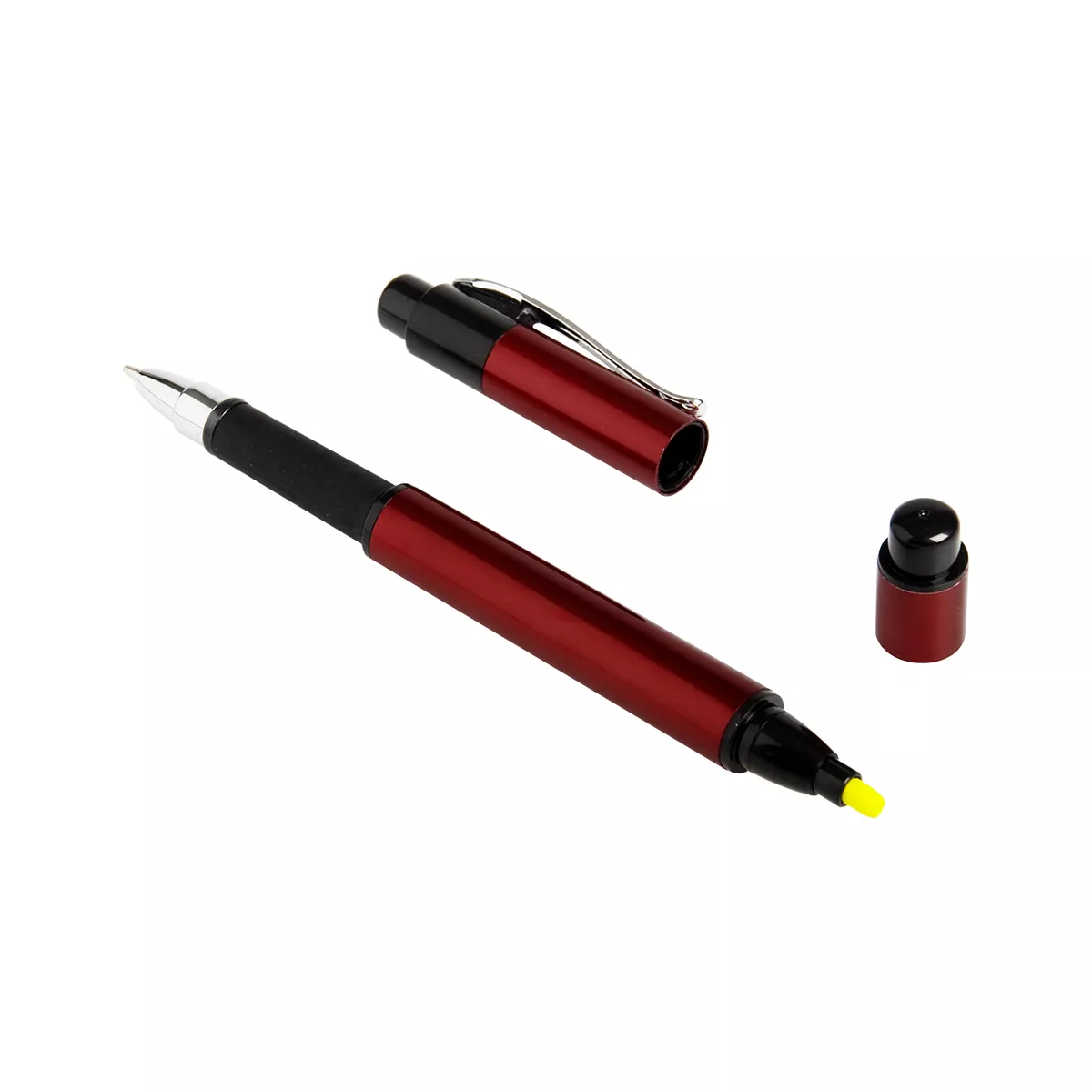 BL-040A Bolígrafo de plástico Duo. AZUL