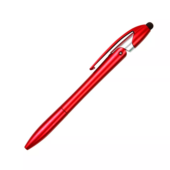 BL-088R Bolígrafo de plástico Kazán. ROJO